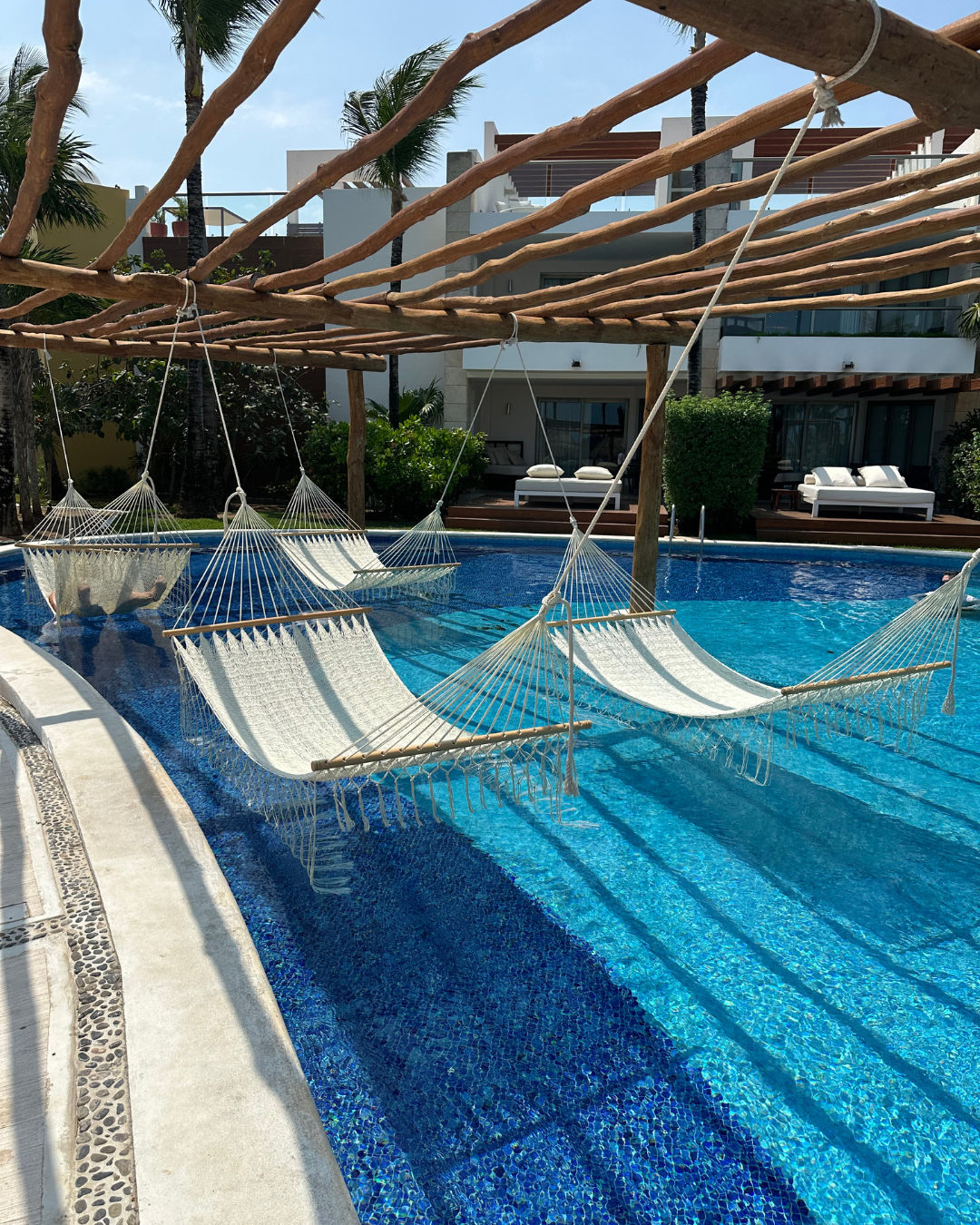 hammock over pool